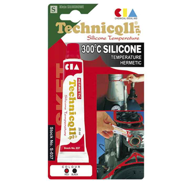 Slika Visokotemperaturni silikon 300 ºC 70 ml crveni/crni